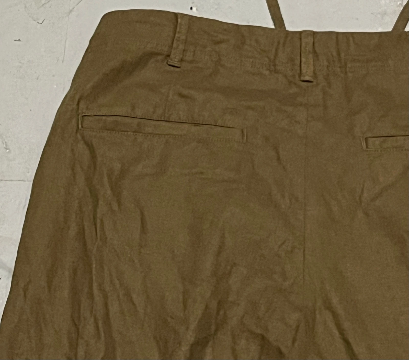 Cotton linen khaki pants – photo 17